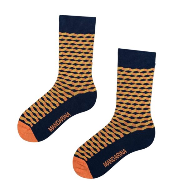 Square 3D Orange